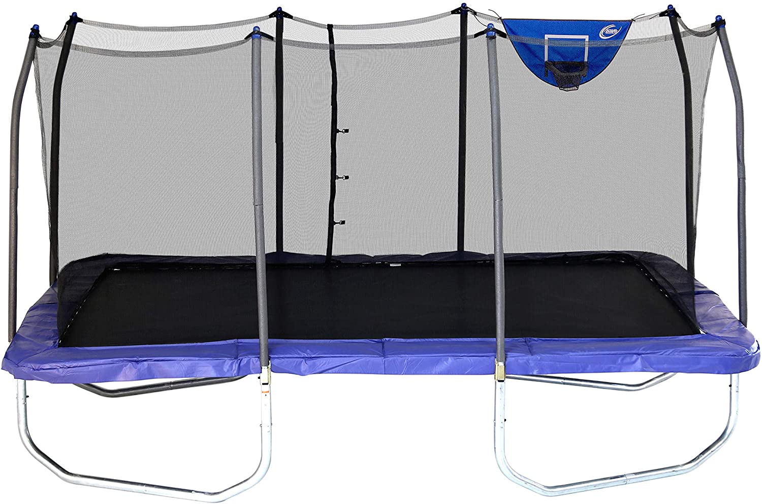 Skywalker Trampolines - Rectangle Jump-N-Dunk Trampoline with Enclosure