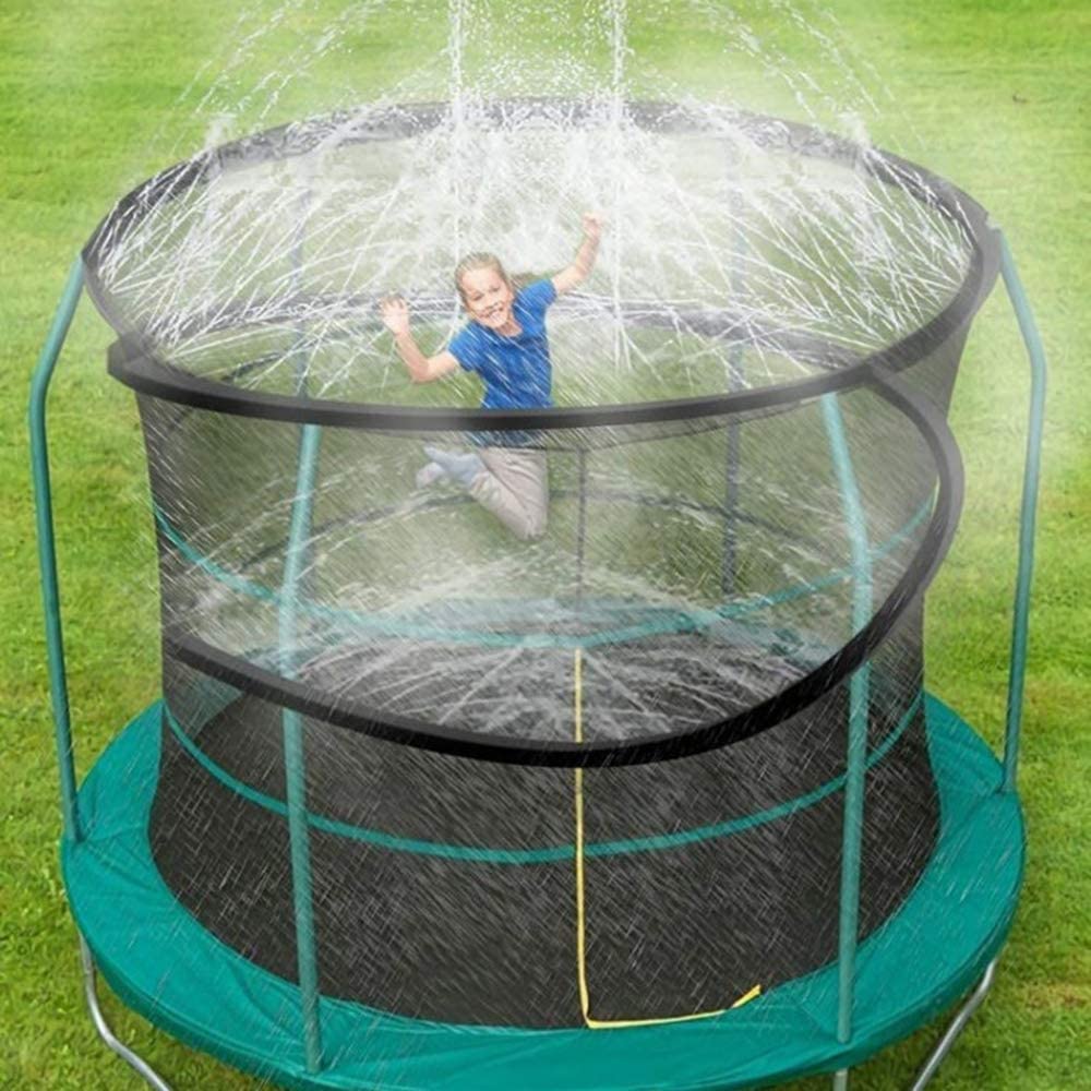Jasonwell Trampoline Sprinkler for Kids Outdoor Trampoline Sprinkler Waterpark